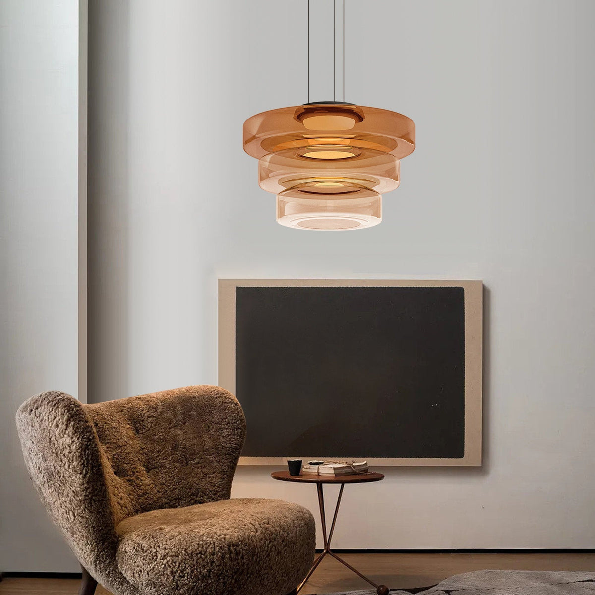 Bauhaus Layered Glass LED Pendant Light