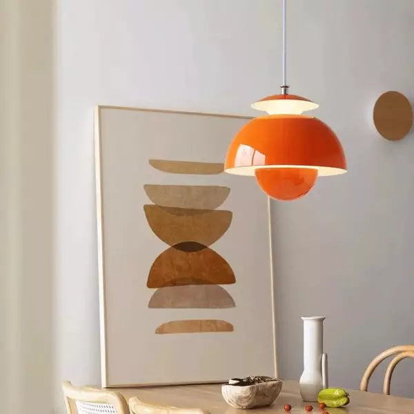 Flora Nordic Layered Dome Pendant Light