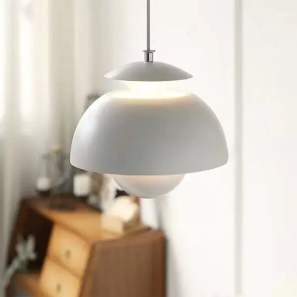 Flora Nordic Layered Dome Pendant Light