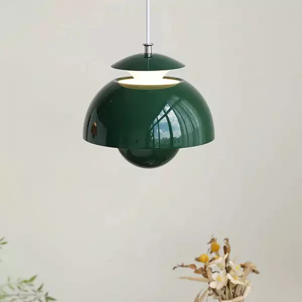 Flora Nordic Layered Dome Pendant Light
