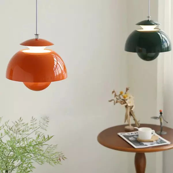 Flora Nordic Layered Dome Pendant Light