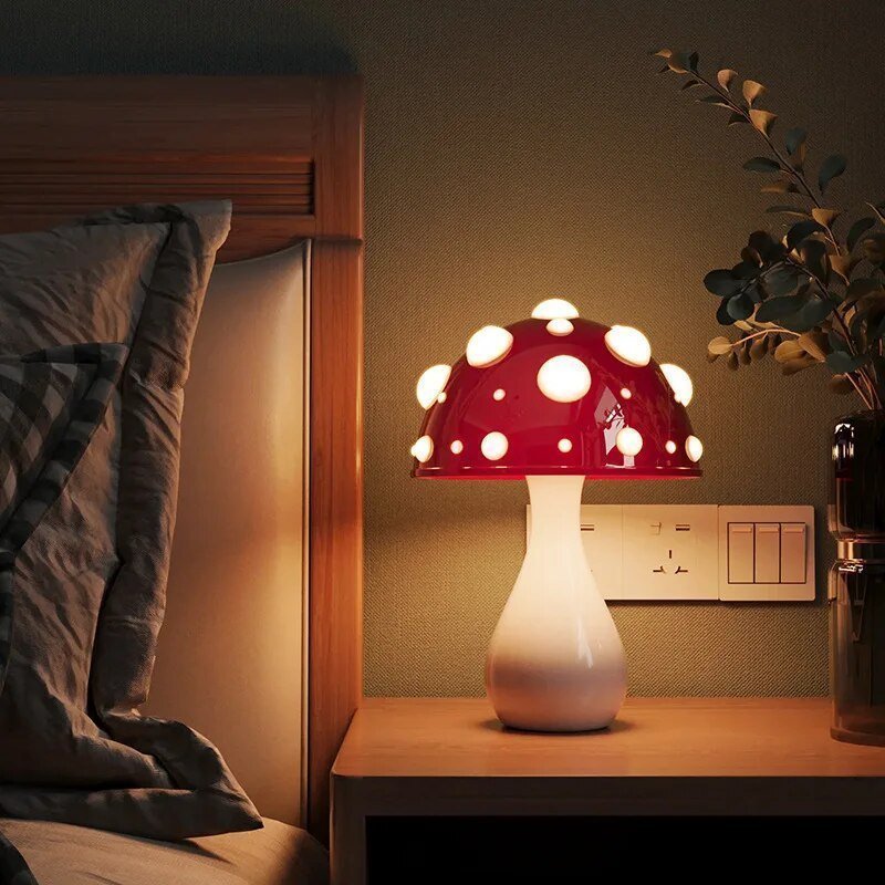 Luminara Amanita Mushroom Table Lamp