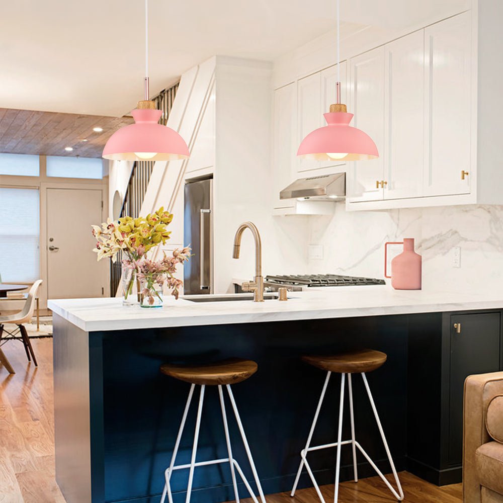 Modern Scandinavian Metal Dome Pendant