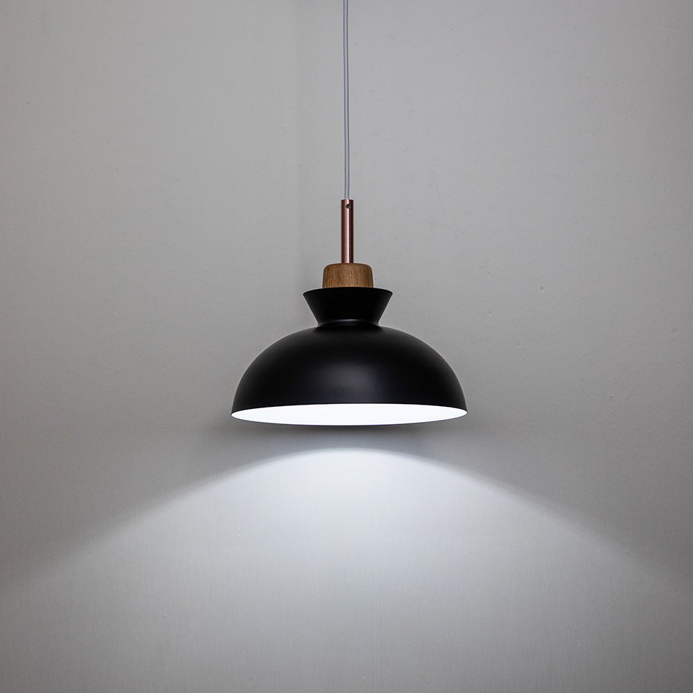 Modern Scandinavian Metal Dome Pendant