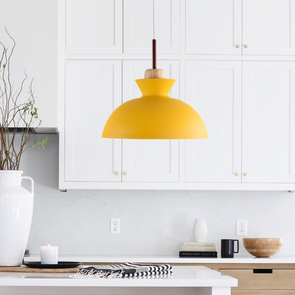 Modern Scandinavian Metal Dome Pendant