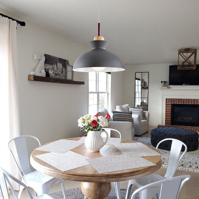 Modern Scandinavian Metal Dome Pendant
