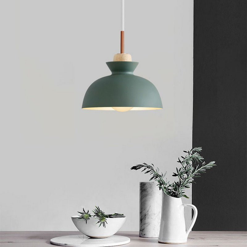 Modern Scandinavian Metal Dome Pendant