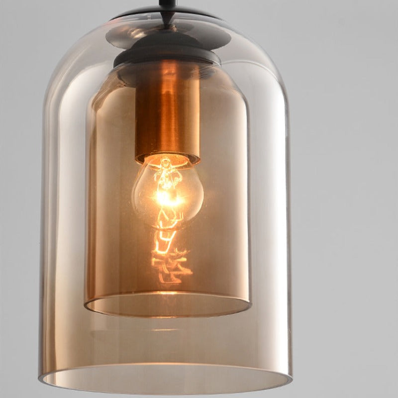 Nordic Coloured Glass Pendant Light