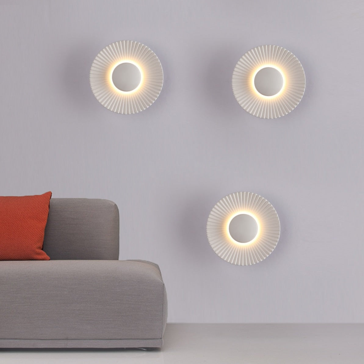 Hasna SunRay Metallic LED Wall Lamp