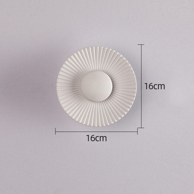 Hasna SunRay Metallic LED Wall Lamp
