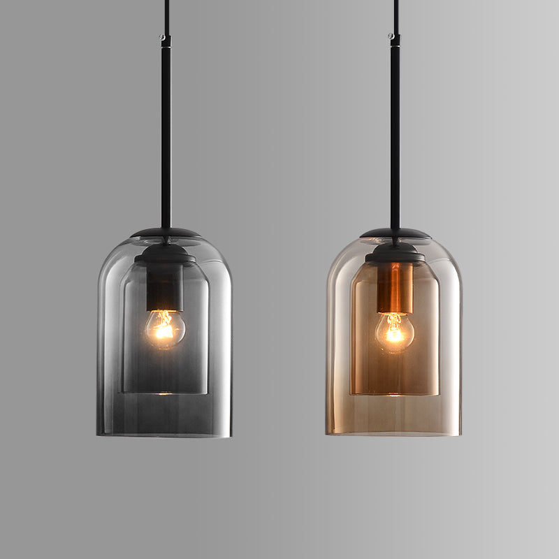 Nordic Coloured Glass Pendant Light