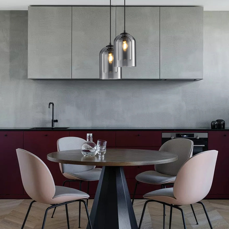 Nordic Coloured Glass Pendant Light